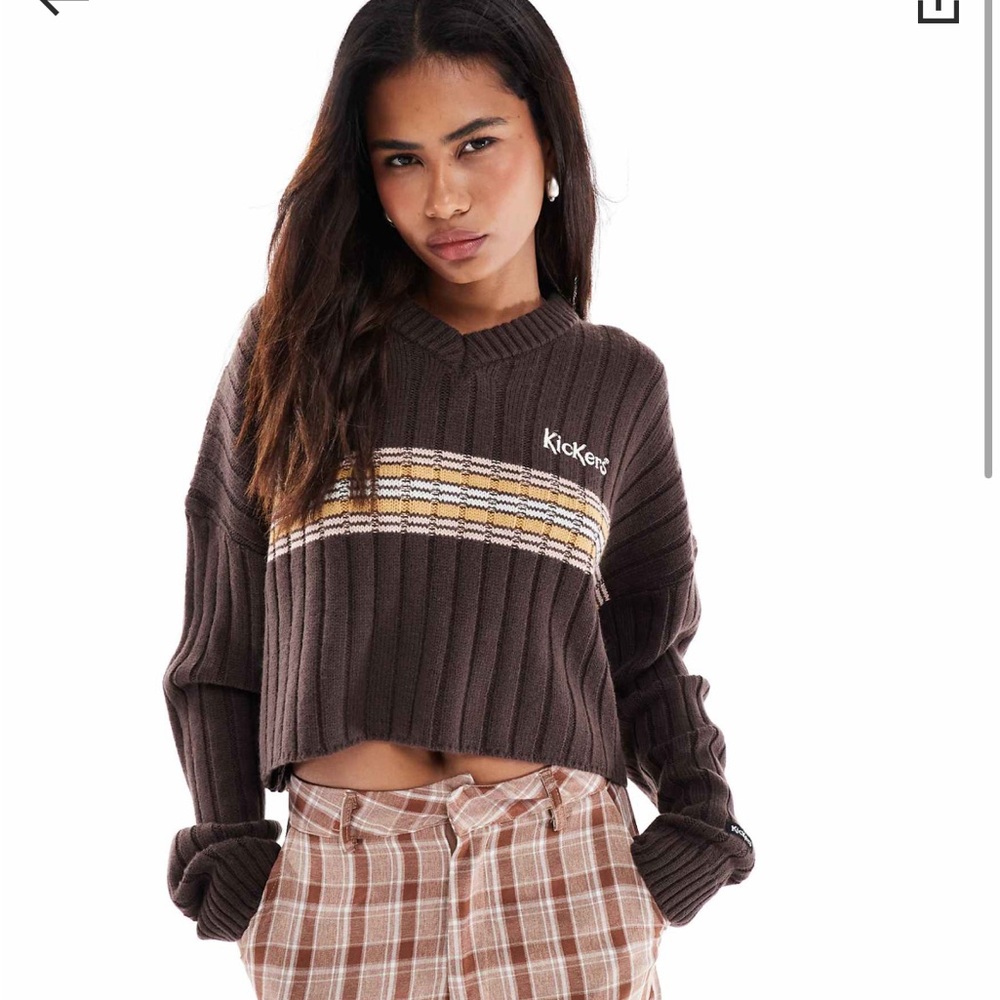 Kickers cropped sweater
